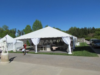 reception tent
