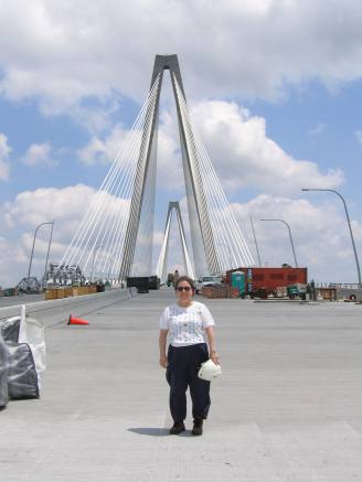 Anne on bridge