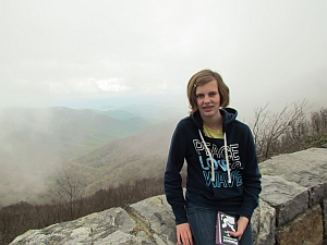 Sophie at visitor center