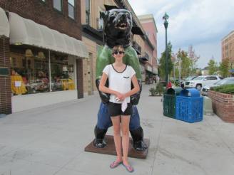 Sophie with big bear