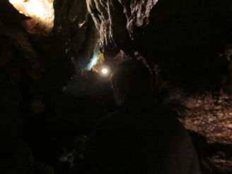 Sophie in cave