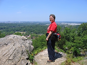 Anne at Hawk's View overlook