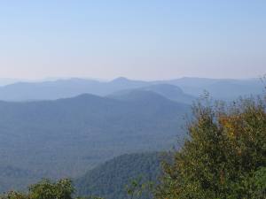 Looking Glass Rock and John's Rock from Pisgah Inn