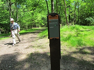 Dad at end of trail