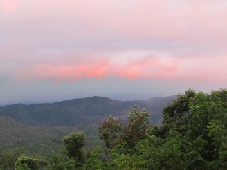 pink clouds