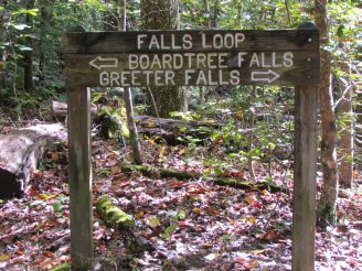 loop trail sign