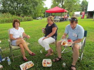 Jeanne, Rhonda, Mike