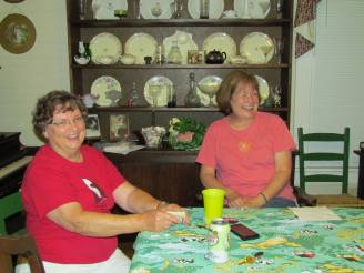 Carolyn & Jill laughing