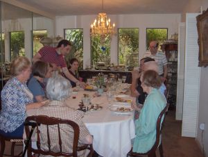 around the table