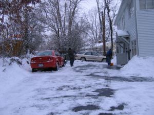 more shoveling