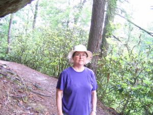 Anne on the Angel Windows trail