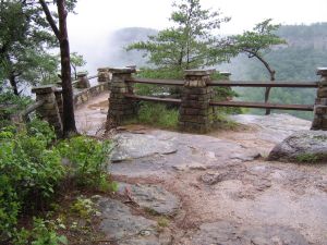 Chimney rock top