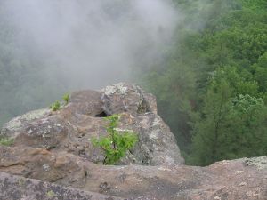 rock at Chimney Rock