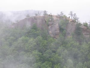 changing view of rock