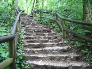 Original trail to Natural Bridge