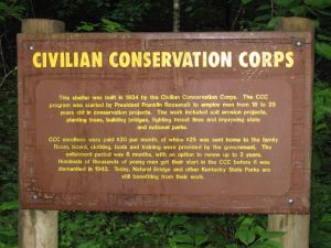 CCC shelter sign