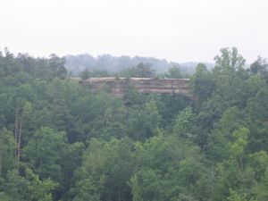 View of Natural Bridge from Lookout Point