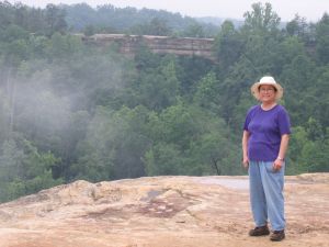 Anne at Lookout Point