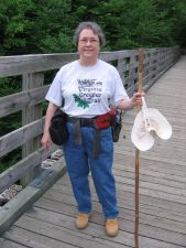 Anne on trail