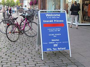 Welcome sign