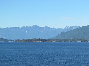 water and mountains