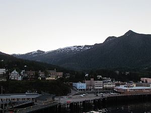 snow on the mountain