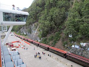 arriving Skagway