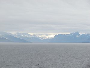 snow on the mountains