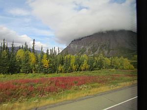 cloud on a mountain