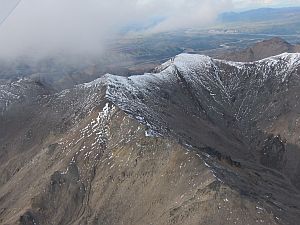 snow on the mountain