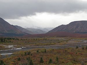 river & mountains