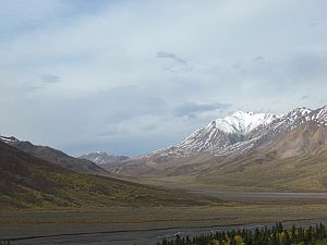 snow on the mountain