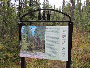 Sign about wetlands