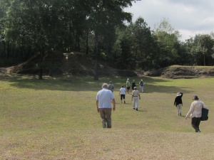 walking to sacred place