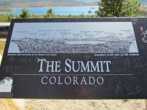 Summit sign