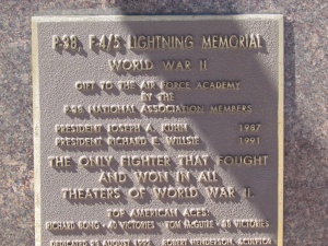 P-38 signp-38 sign