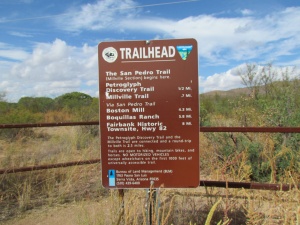 trailhead sign