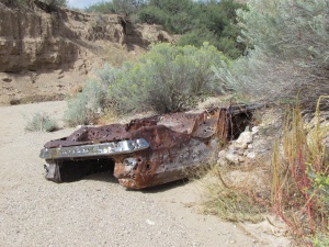 rusting vehicle