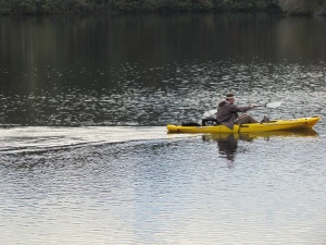 man in kayak