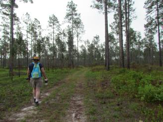 Jill on trail