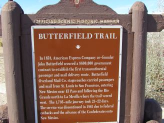 Butterfield Trail sign