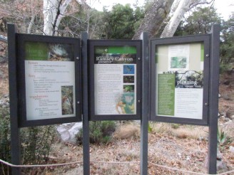 Sign at Ramsey Canyon