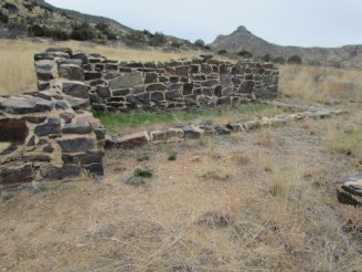 Officers' Quarters walls